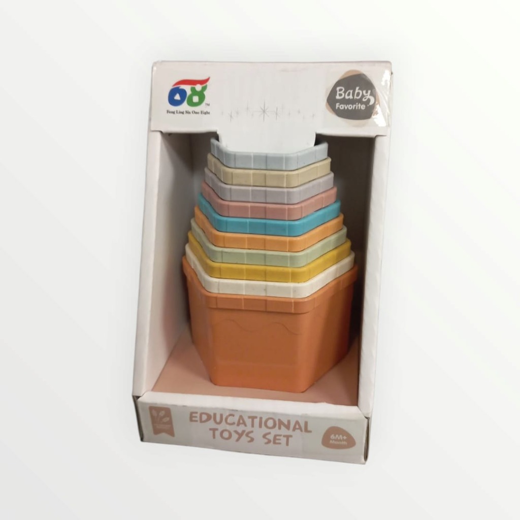 HEXAGONOS AUTOAPILABLES SET DIDACT.P/BEBE 